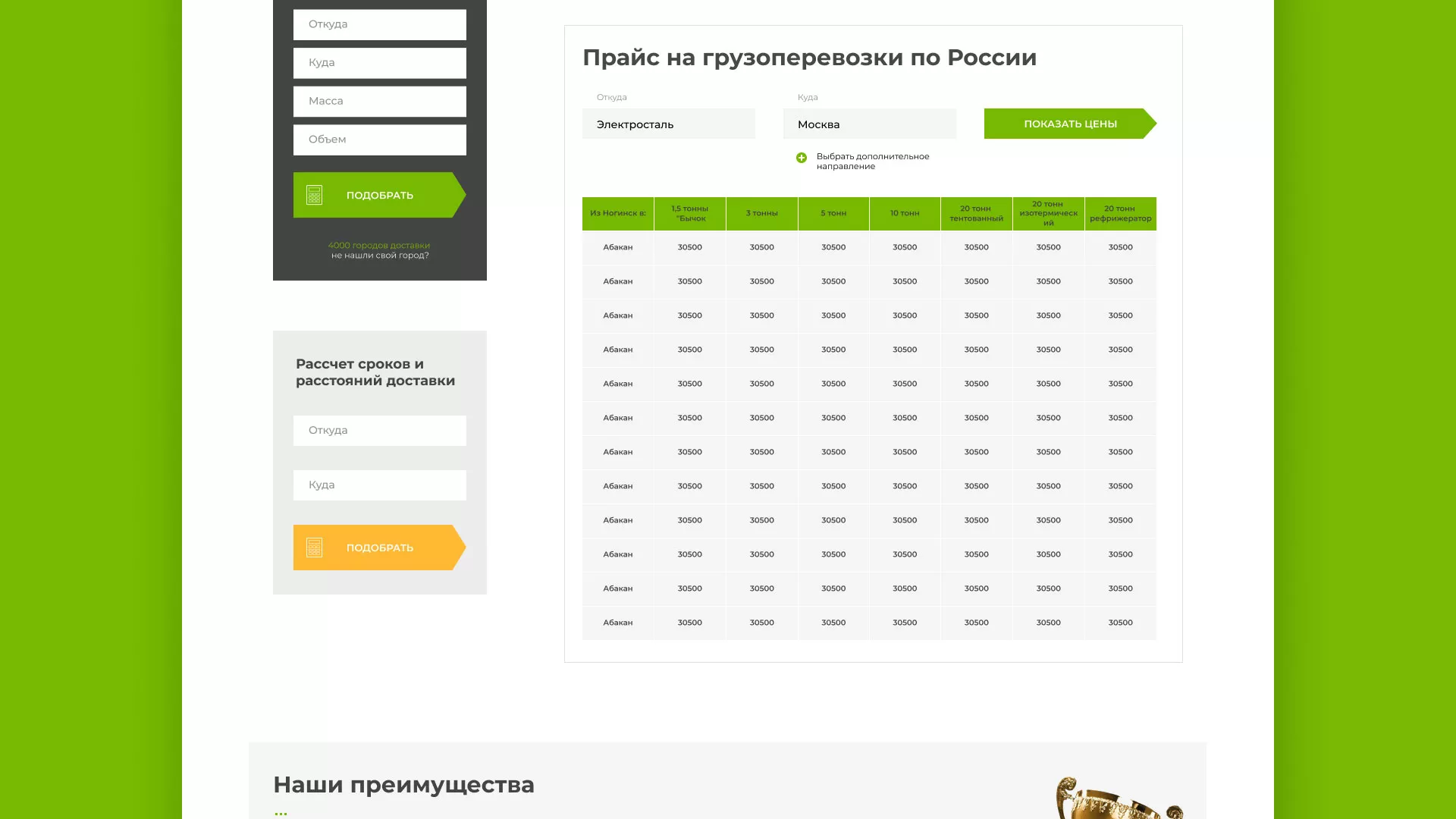 Разработка логотипа и сайта компании «Инком-Логистика» в Печоре