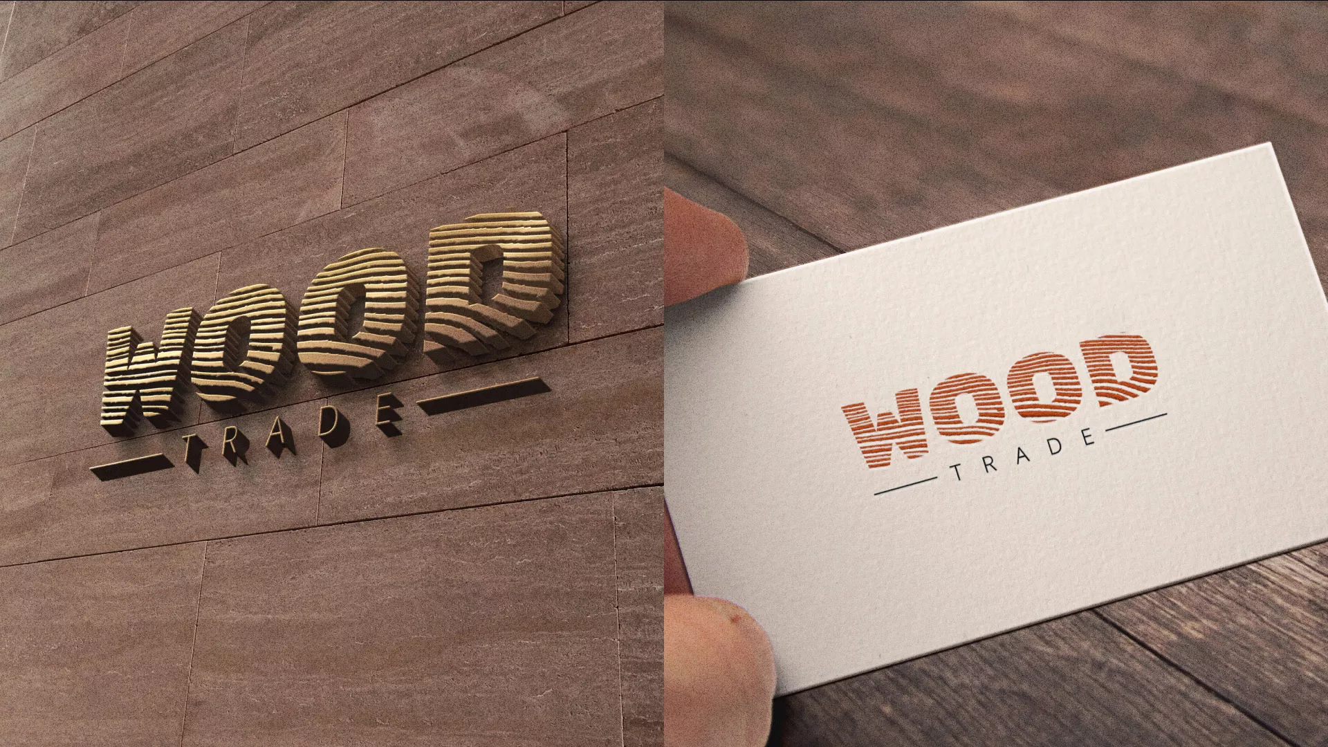 Разработка логотипа для компании «Wood Trade» в Печоре