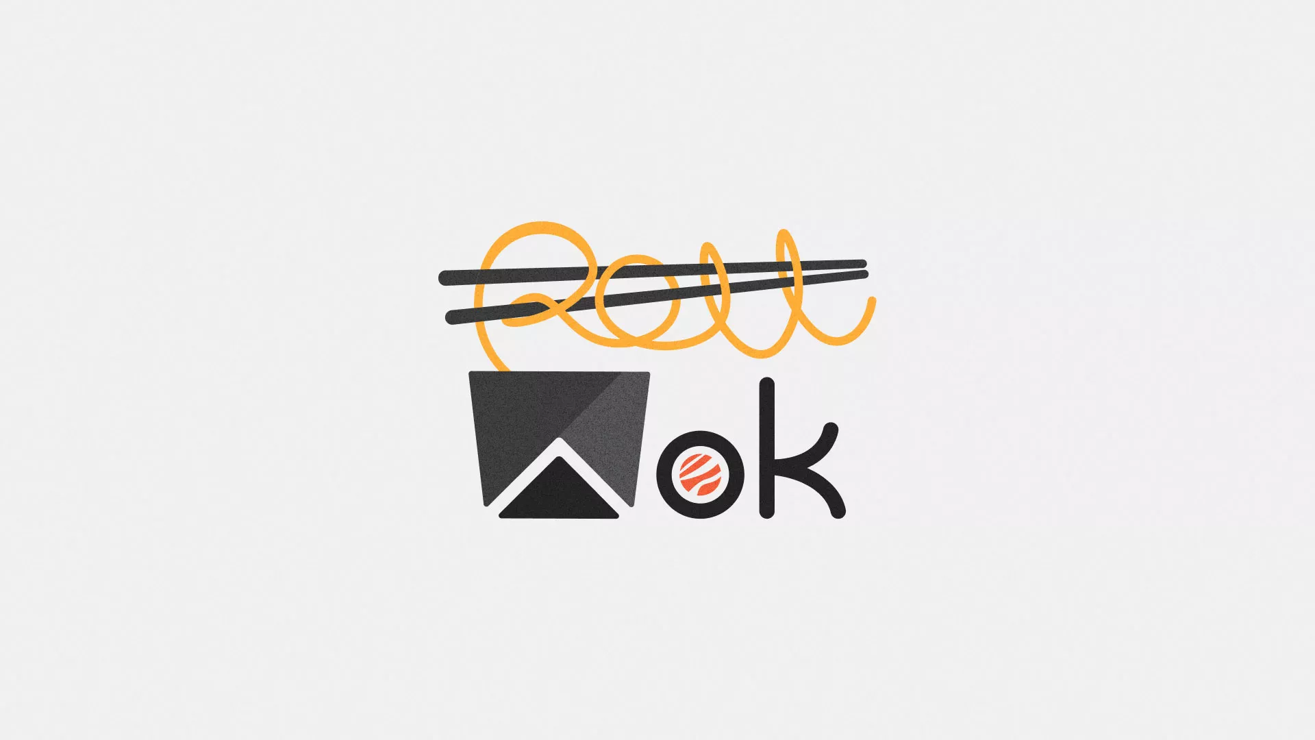 Разработка логотипа в Печоре для суши-бара «Roll Wok Club» Разработка логотипа в Печоре для суши-бара «Roll Wok Club»